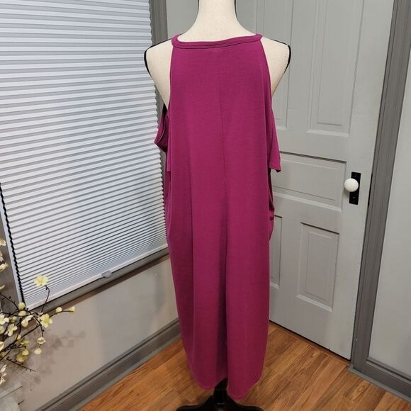 Torrid MINI JERSEY TEE SHIRT DRESS - Purple - Picture 6 of 6